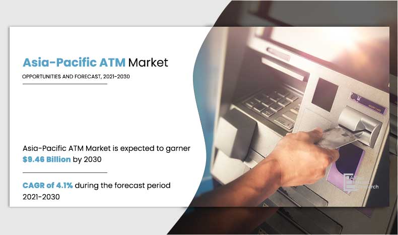 Asia-Pacific ATM Market to Reach $9.46 Billion by 2030, Says Allied Market Research